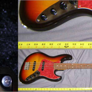 Fender Jazz Bass RARE Medium scale! 1999 Sunburst image 3
