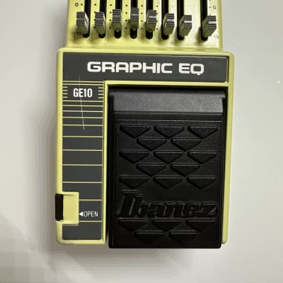 Ibanez GE10 Graphic EQ 1990s - Yellow, Made in Japan image 3