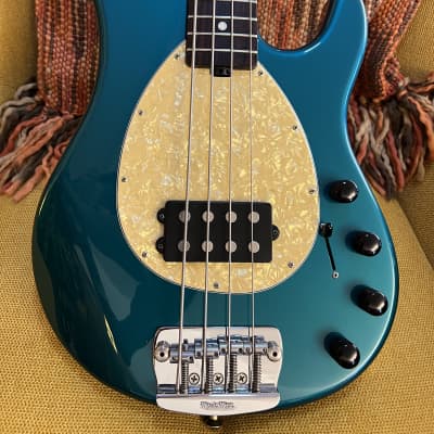 Ernie Ball Music Man Sterling 4 H 2003 Limited Edition Teal - Pearl for sale
