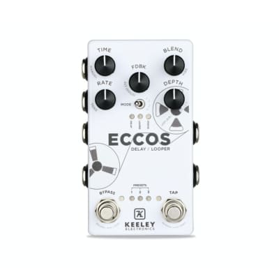 Keeley Electronics ECCOS Neo-Vintage Tape Delay Guitar Effect Pedal image 3