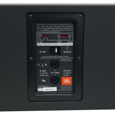JBL VRX932LA-1 12" 800 Watt 2-Way Passive Line-Array Speaker in Black image 7