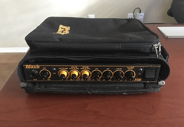 Markbass F500 Bass Amp, rare and in excellent condition, with bag