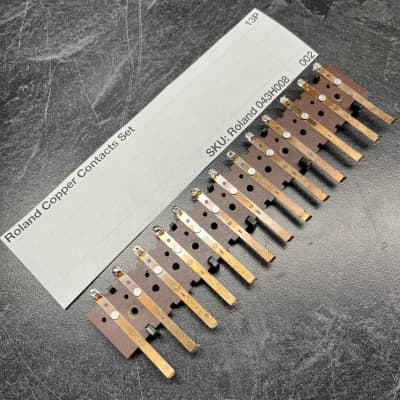 ORIGINAL Roland Replacement 13P Copper Contacts (Matsushita SK-361x Keybeds) (043H008) for Juno-6, Juno-60, EP-11, EP-6060, etc