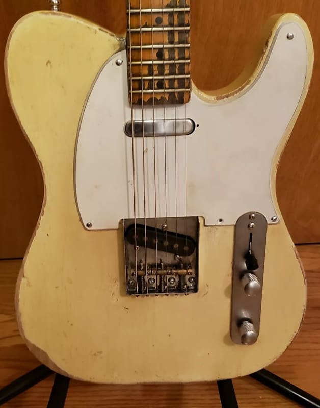 Jerry Morgan Relic Morgan Telecaster 2000's White | Reverb