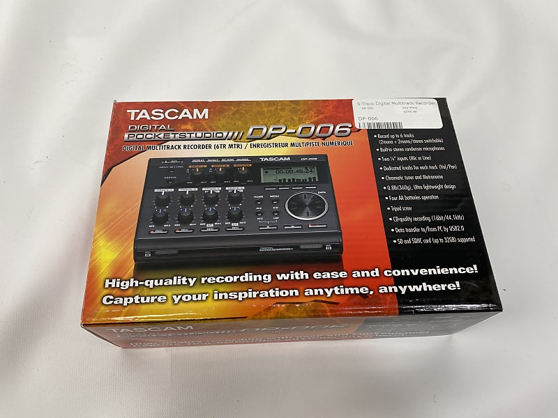 6-Track　Pocketstudio　TASCAM　Reverb　DP-006　Digital