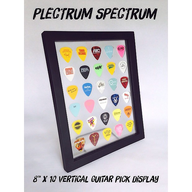 Plectrum Spectrum™ Guitar Pick Display Frame Insert 8" x Reverb UK