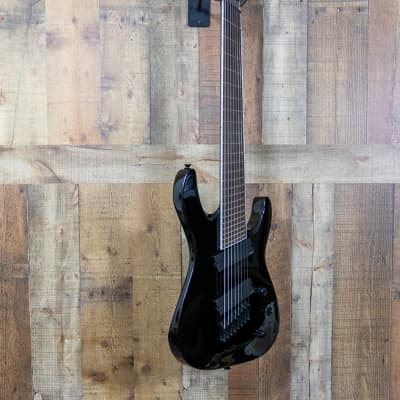 Jackson X Series Soloist SLAT8 Multi-Scale Black 8 String Guitar image 3