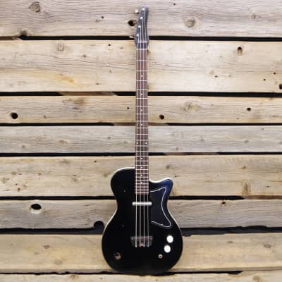 1964 Silvertone 1444 Danelectro Singlecut Bass with Case, Used image 2