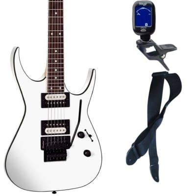 Dean Guitars 6 String ZX Floyd Electric Guitar, Black Satin