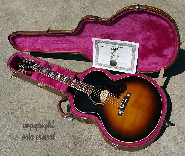 1991 Gibson J-185 VS LIMITED EDITION 100 Sunburst acoustic guitar image 1