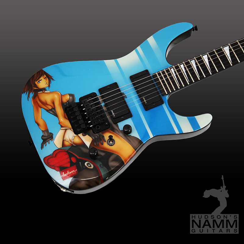 2009 Jackson NAMM Display NOS Masterbuilt Soloist by Pablo Hand-Painted  Anime Graphic by Daneen Never Played Brand New Condition! NEW!