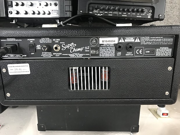 Fender super champ 22 and 112 cab