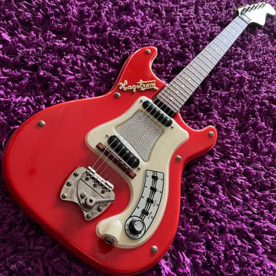 Mid 1960s Hagstrom F-11 (Hagstrom I) Red Vintage Electric Guitar for sale