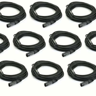 Whirlwind MK425-PK10-K Microphone Cable Bundle with 10 MK425 XLR Microphone Cables