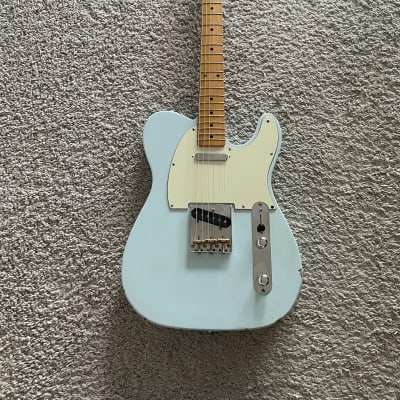 Fender Vintera ‘50s Telecaster 2019 MIM Sonic Blue Maple Fretboard Guitar image 1