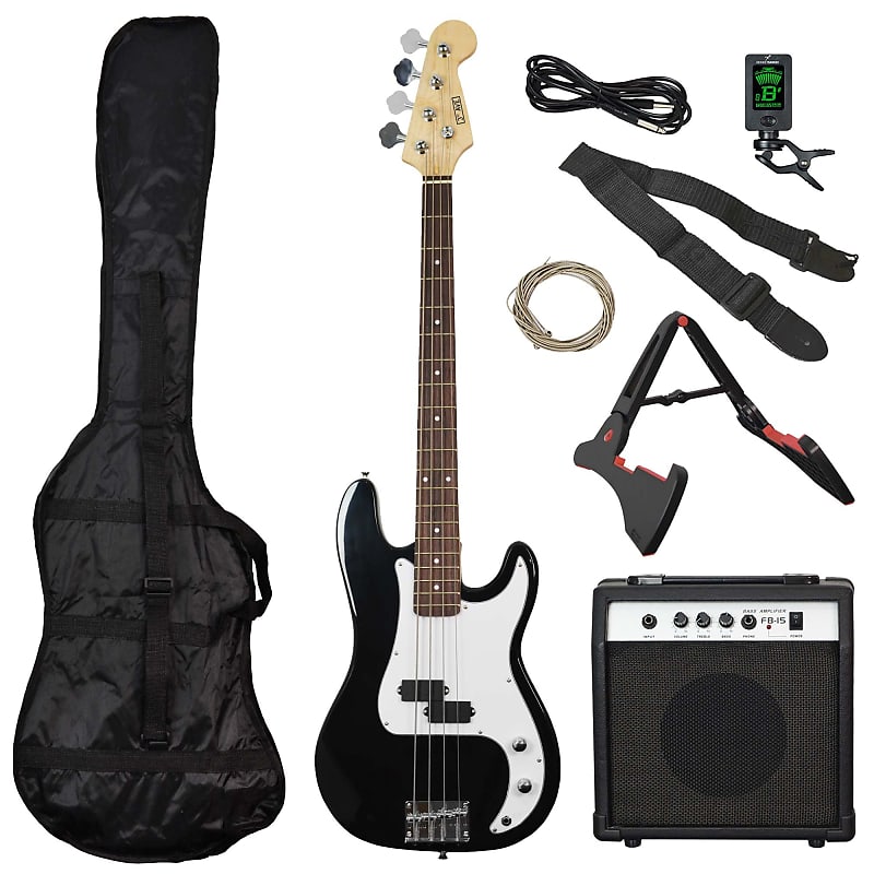 3rd Avenue Green Full Size Electric Bass Guitar Set - Compare Prices &  Where To Buy 