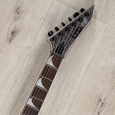 ESP LTD KH-V Kirk Hammett Signature Guitar, Ebony Fretboard, Black Sparkle image 8