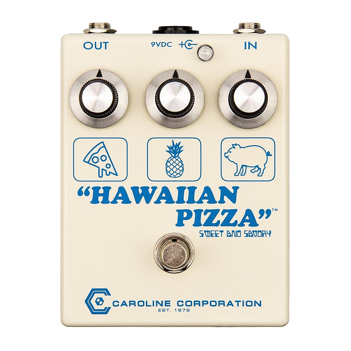 Caroline Guitar Company Hawaiian Pizza Fuzz Effects Pedal