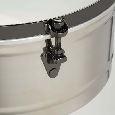 Latin Percussion 14" & 15" E-Class Top-Tuning Timbales - Chrome Over Steel image 3