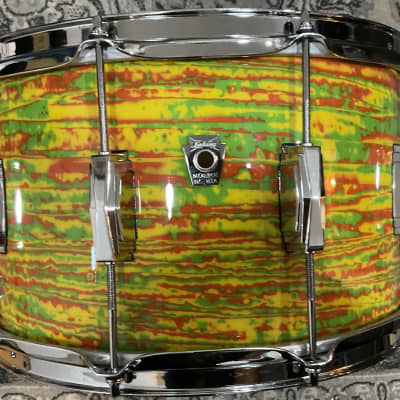 Ludwig Classic oak 8x14 snare drum Citrus Mod | Reverb