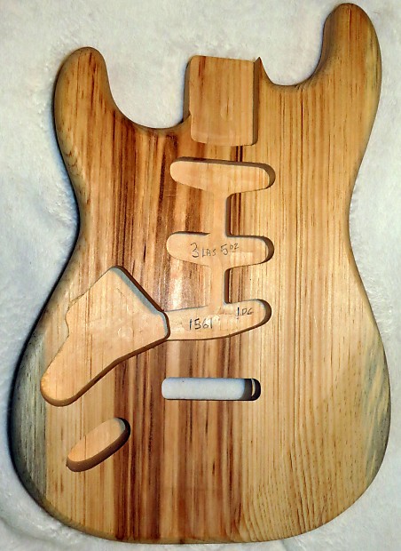 Pine sales stratocaster body
