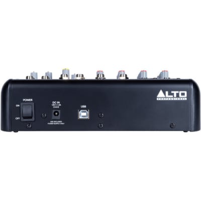 Alto Professional - TrueMix 600 Series - Analog Mixer with USB and Bluetooth - 6-Channel - Black image 5