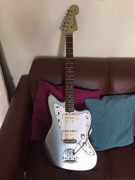 Fender American Jazzmaster Firemist Silver Metallic