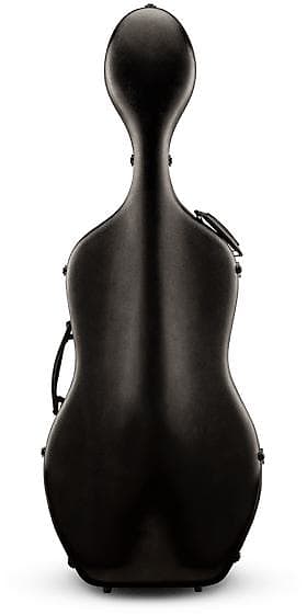 Eastman CACL30 Polycarbonate Cello Case with Wheels - 4/4 Size  Black image 1