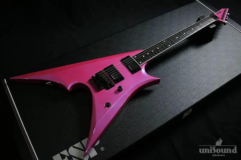 ESP（edwards）ALDIOUSトキモデル EDWARDS E-CHUNPA-V Flip Flap Pink Aldious Toki Model
