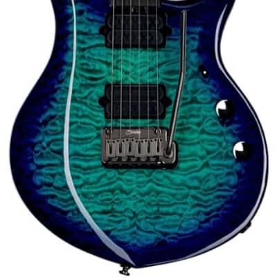 Sterling by Music Man Majesty DiMarzio John Petrucci Signature Electric Guitar (Cerulean Paradise)(New) for sale