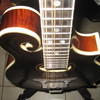 Cross Oval Hole F-4 Style Mandolin~Made in USA~Brand New~w/Hard Case~#071~2019~Dark Sunburst~Must See~ image 5