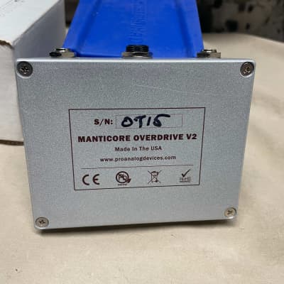 ProAnalog Devices Manticore v2 Overdrive Pedal with Box image 7