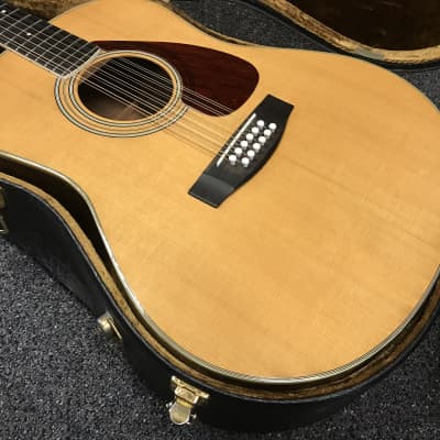 Yamaha FG-630 12 string vintage acoustic guitar made in Japan 1973  Brazilian rosewood or Jacaranda image 3