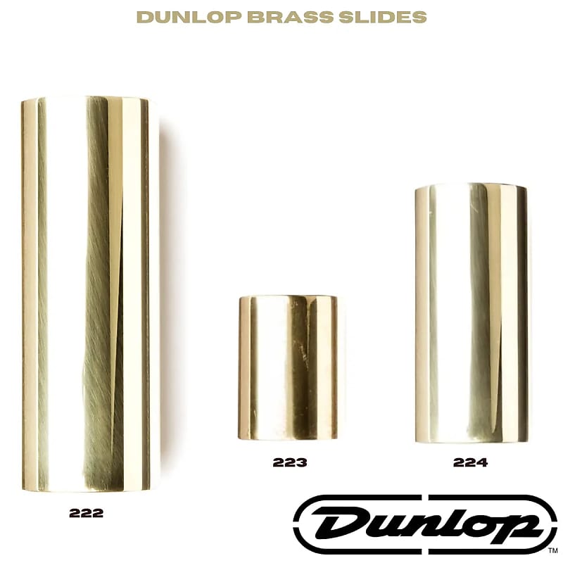 Dunlop 222 brass slide hotsell