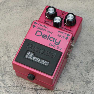 Reverb.com listing, price, conditions, and images for boss-dm-2w-delay-waza-craft