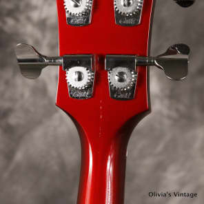 Guild SB-202 Bass  1982 Candy Apple Red image 8