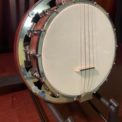 Beharrell Banjo Resonator Ukelele Maple / Mahogany 2020 image 3
