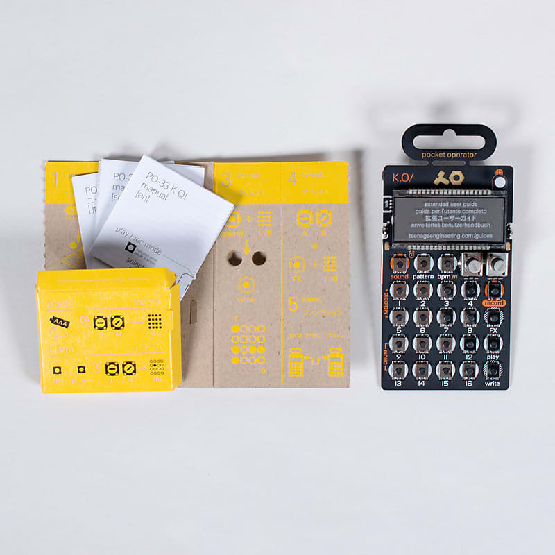 Teenage Engineering PO-33 Pocket Operator K.O! 2018 | Reverb