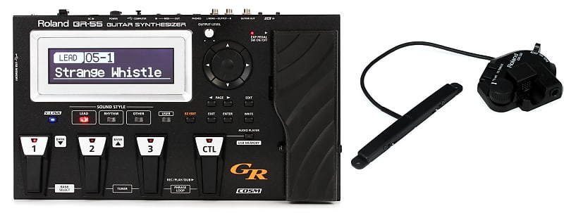Roland GR-55 ギターシンセサイザー + GK3B Pickup Roland GR-55 Guitar Synthesizer with GK-3 Pickup | Sweetwater