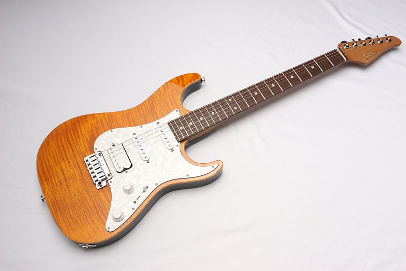 Suhr / JE-Line Standard Plus Trans Amber with Hard Case Outlet! [100782]