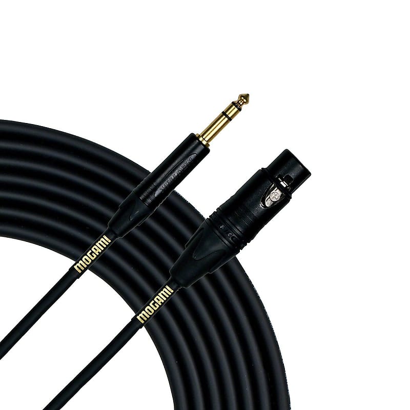 Mogami GOLD-STUDIO-25 Male to Female XLR Microphone Cable (25FT)