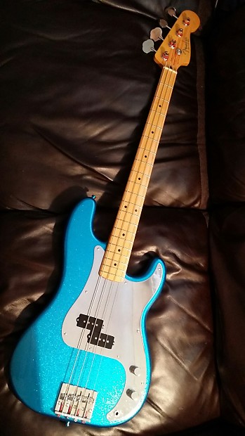 Fender steve discount harris bass blue