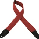 Levy's MT8-RED  2" Wide Red Tweed Guitar Strap