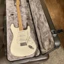 Fender Standard Stratocaster with Maple Fretboard 2010 Arctic White w/ Ilitch Hum Canceling System, Lollar Pickups, Locking Tuning Machines, D'addario Strings, Deluxe Molded Case, Schaller Locks, and Ernie Ball Strap