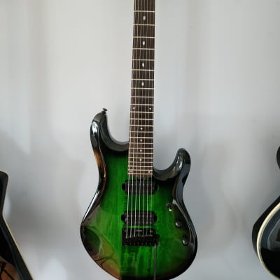 Sterling JP70-TGB John Petrucci Signature 7-String 2010s - Trans Green Burst for sale