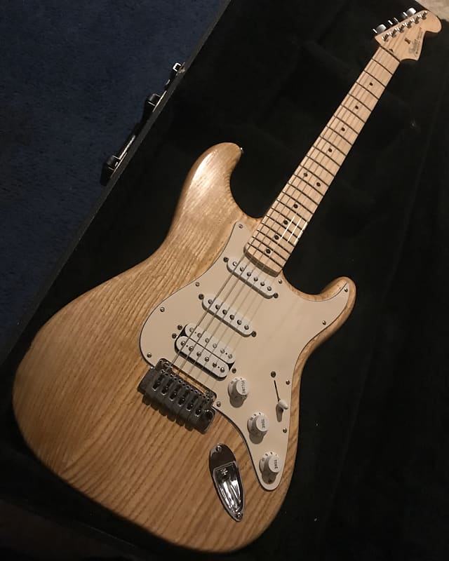 Fender Stratocaster Ash Natural Finish Hand Rubbed Oil | Reverb