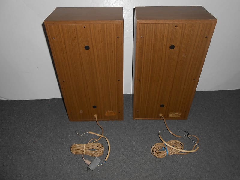 Telefunken Vintage Hi-Fi Klangbox WB 61 H Speaker Set Brown