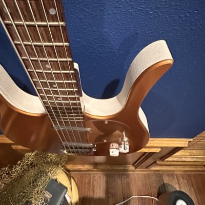 Jerry Jones Longhorn 1988-1990 Electric Guitar Bass - Beautiful Burnt Orange image 9