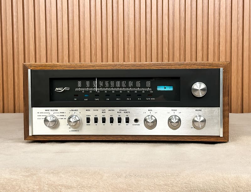 VERY GOOD MCINTOSH MAC 1700 RECEIVER – 1-YEAR WARRANTY – WARM SOUND