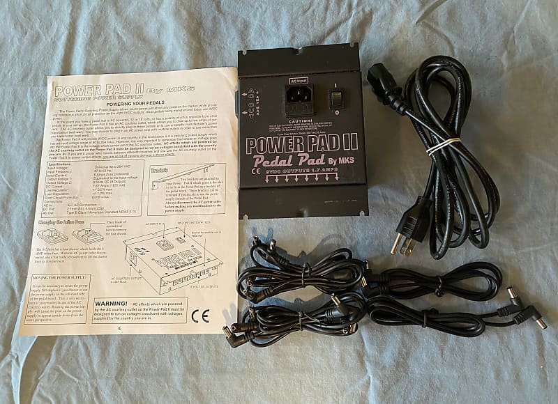 MKS Pedal Pad Power Pad II Power Supply Reverb